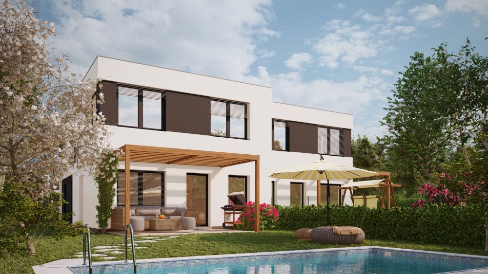 Comfortable and practial low energy housing | Klecany Houses - V Remízkách